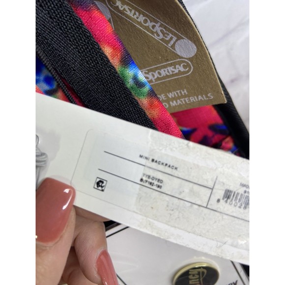 LeSportsac X Baron Von Fancy Limited Edition Tie Dye Mini Backpack Bag With Pin main image 5